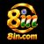 8IN Game logo with golden 3D design and Indian tricolor elements
